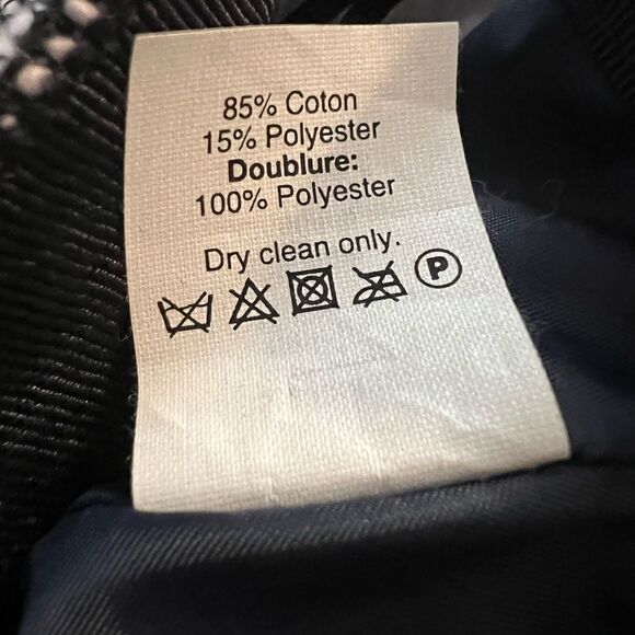 J. Crew factory tweed purple black mini skirt size 8 preppy academia twee - Picture 5 of 5